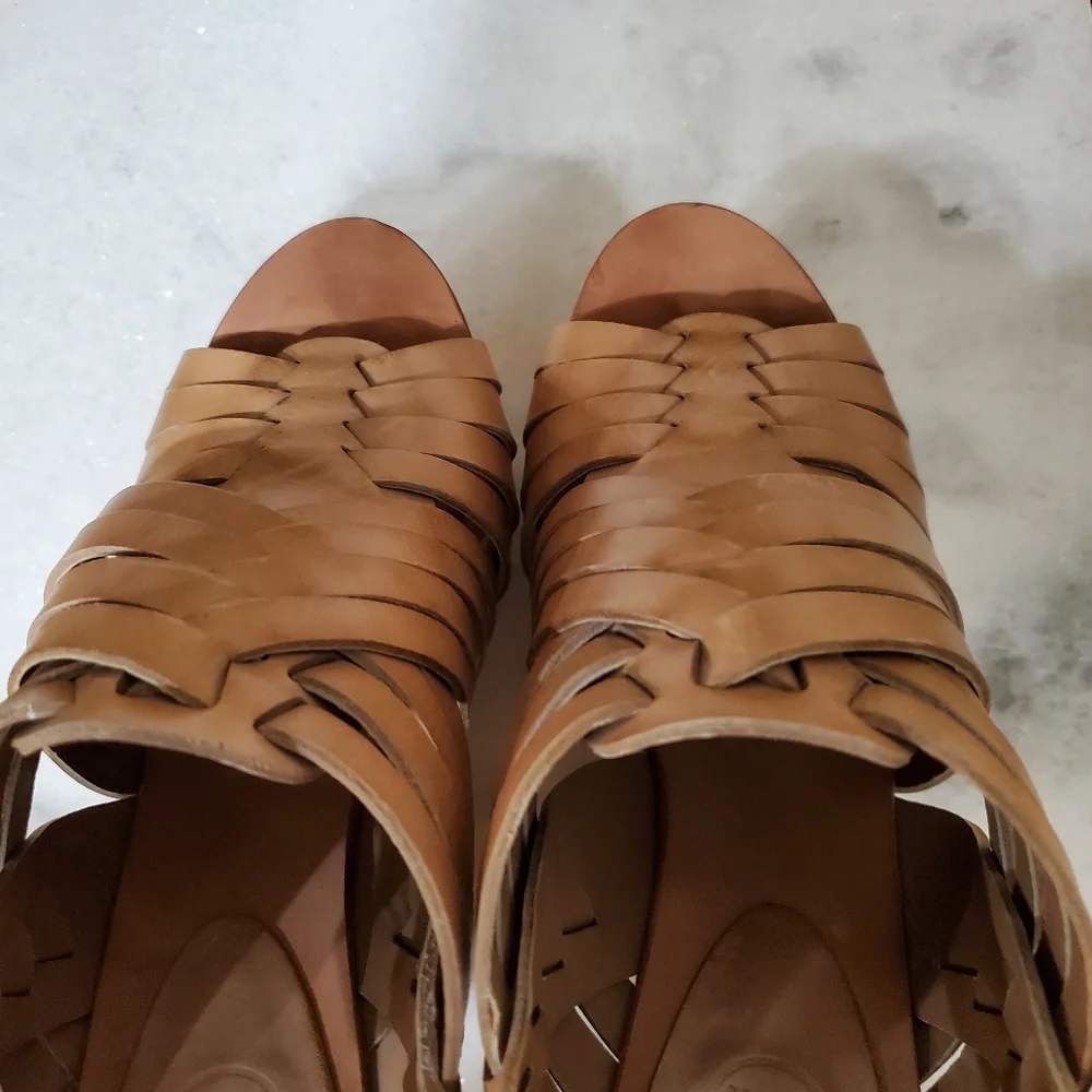 ASH Oman Leather Wood Platforms